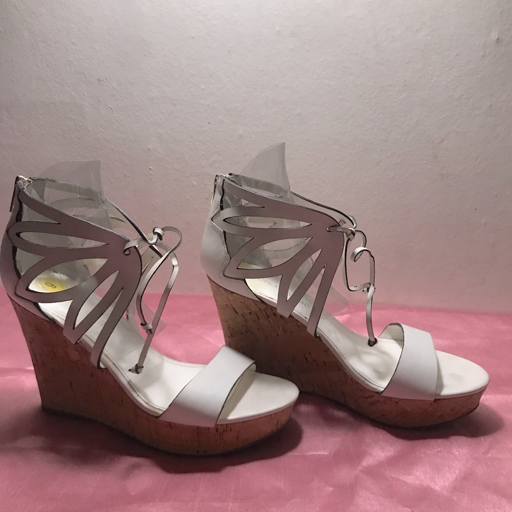 Ivanka Trump Wedge Sandals.